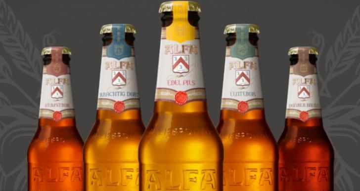 5 flesjes bier van Alfa 5 flesjes bier van Alfa